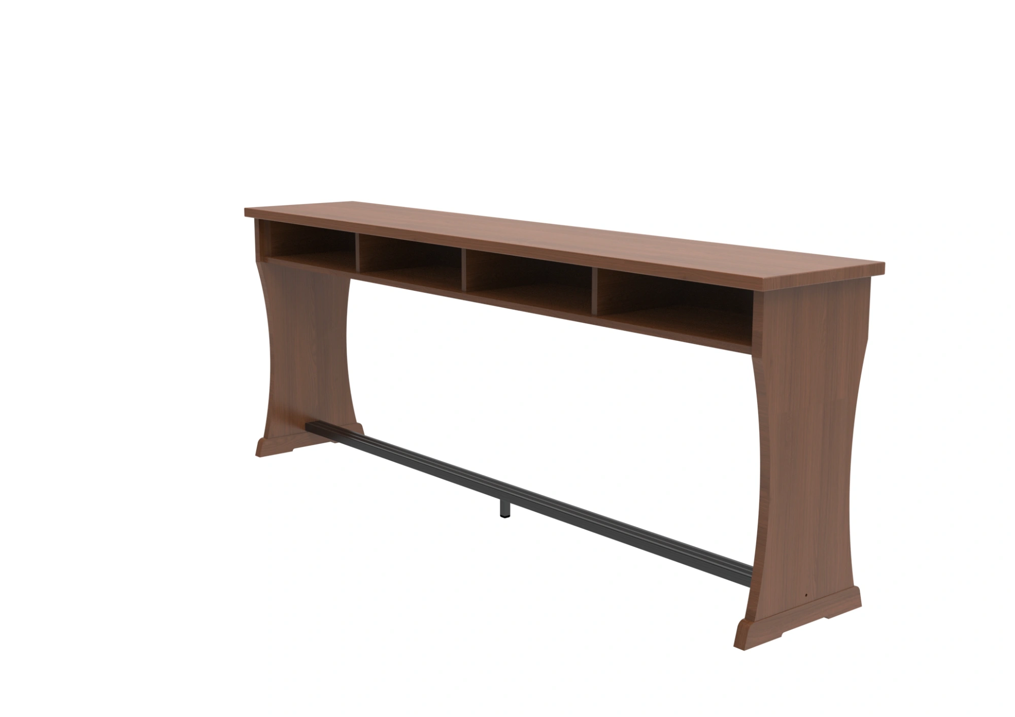 שולחן עם תא פתוח