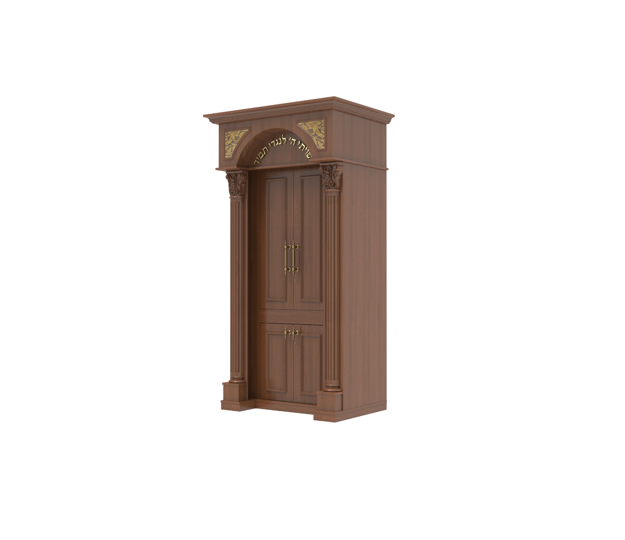 תוספות לארון קודש שטיבל • דגם יצחק 120 ס"מ