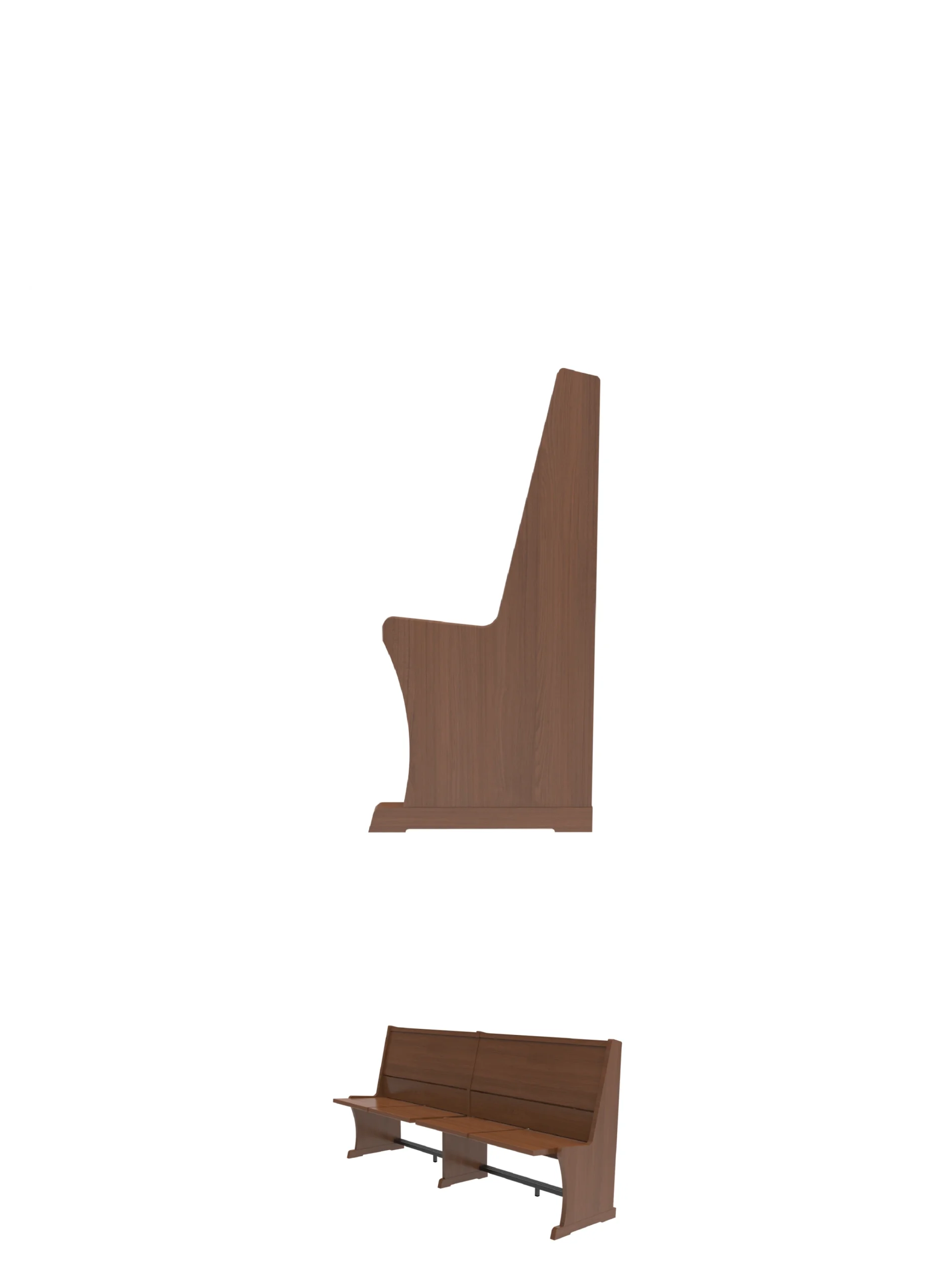 ספסל ישיבתי • רגל 4014 • Yeshivati Pew • Outer Leg Selection