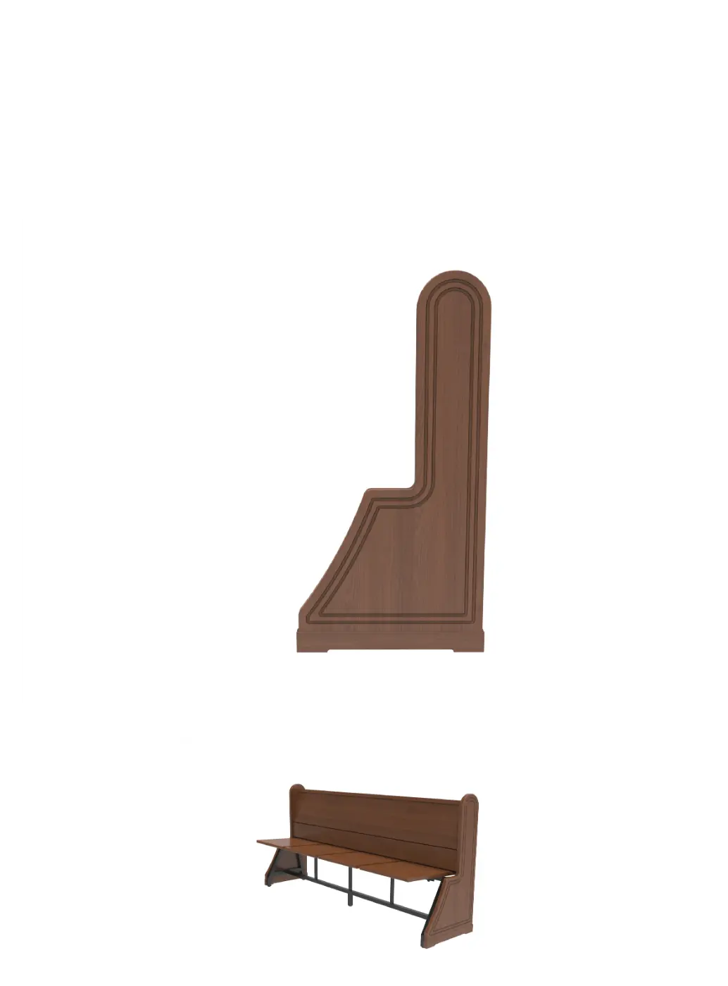 ספסל מלכות • רגל 8019 • Malchut Pew • Outer Leg Selection